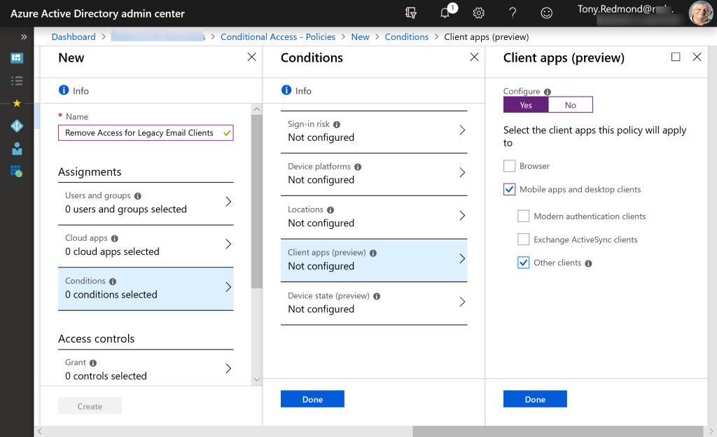 Eliminating Basic Auth For Exchange Online With AAD Conditional Access 