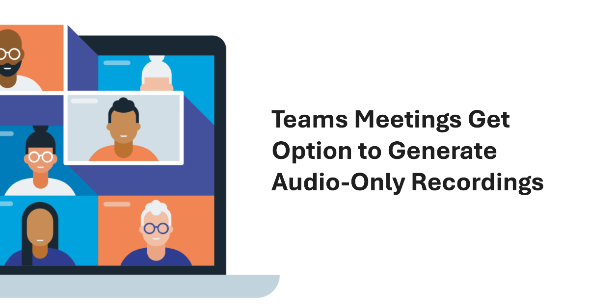 Teams Meeting audio-only recording