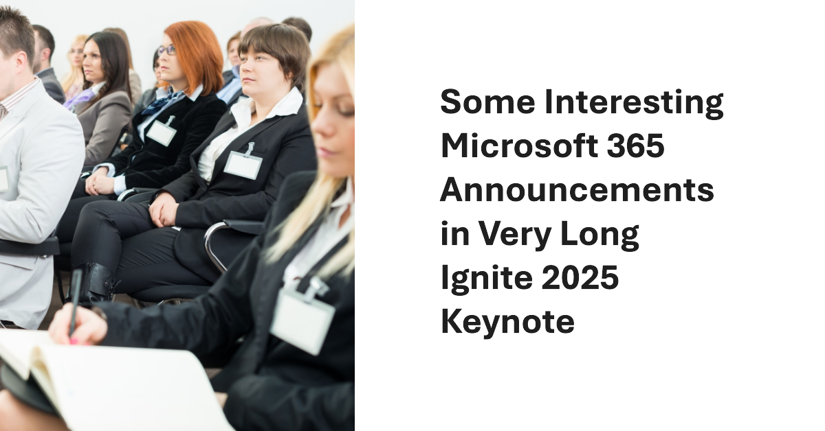 Ignite 2025 Keynote.