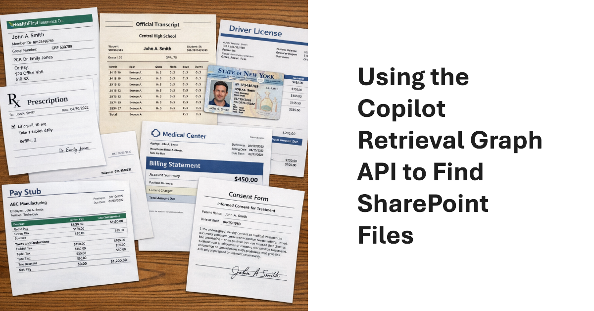Copilot Retrieval API.