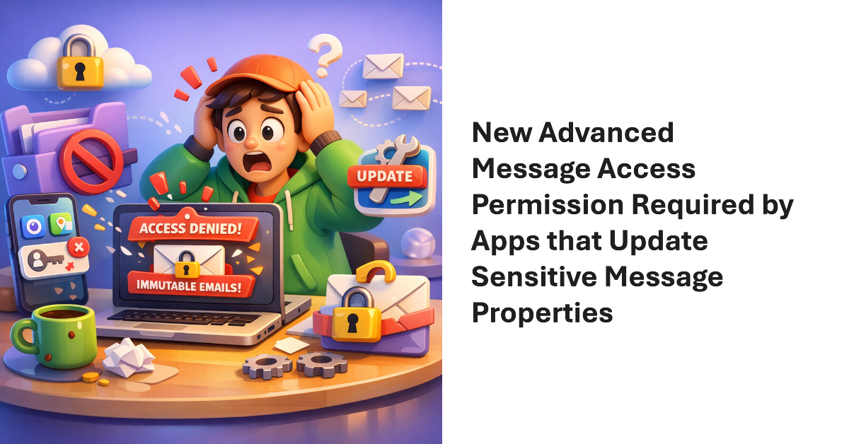 Sensitive message properties access for apps.