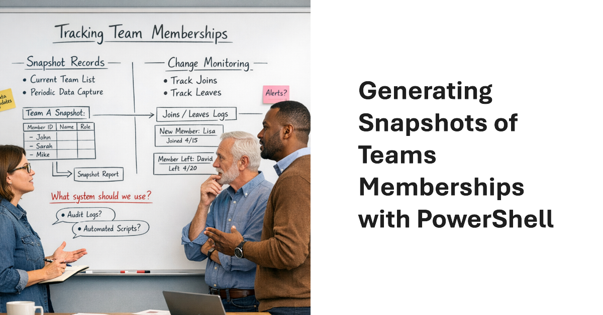 Teams membership snapshots.
