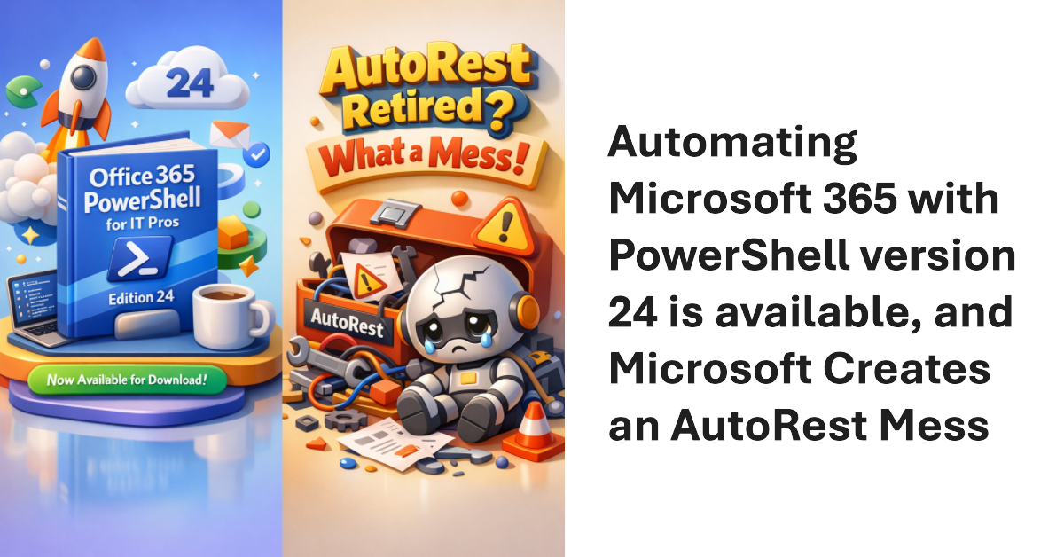 Automating Microsoft 365 with PowerShell 24.