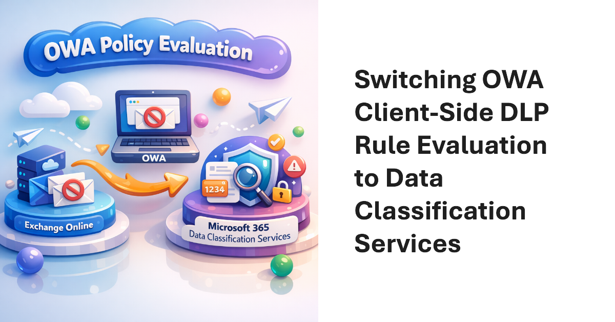 Data Loss Prevention OWA evaluation.