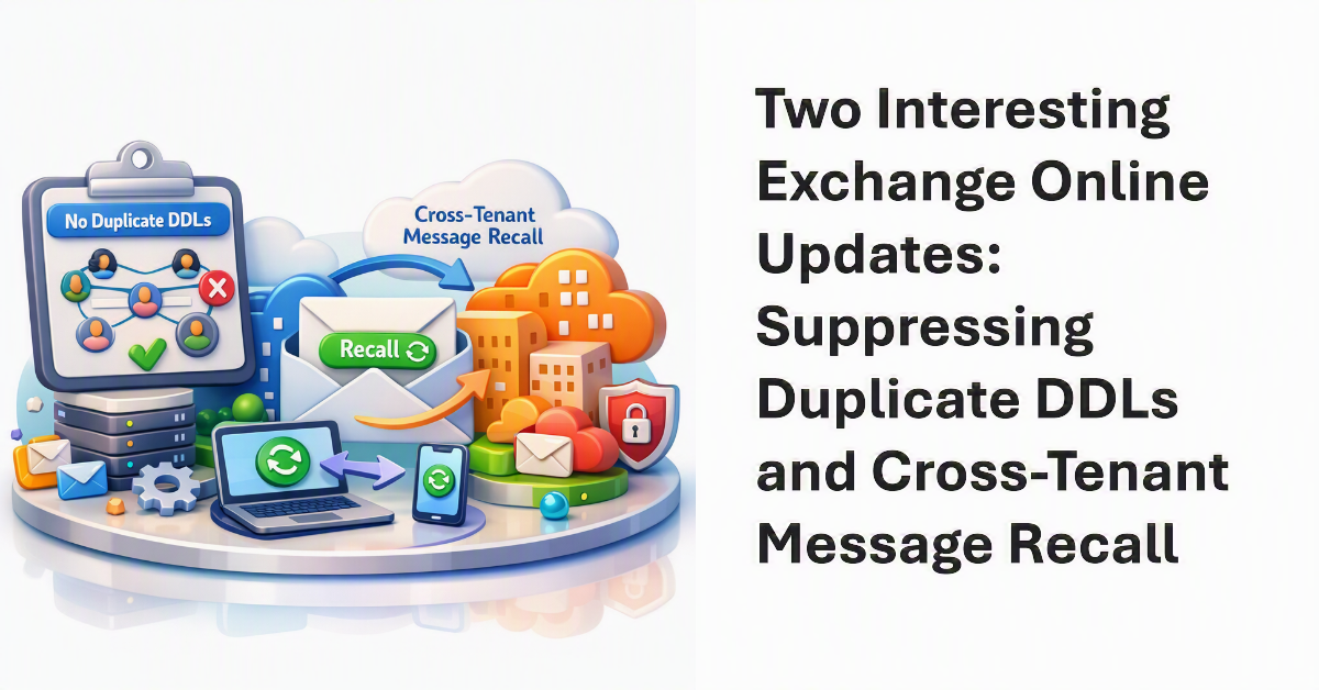 Cross-tenant message recall.