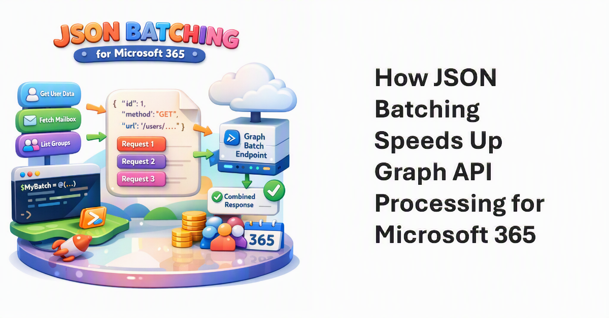 JSON batching speeds up Graph processing.