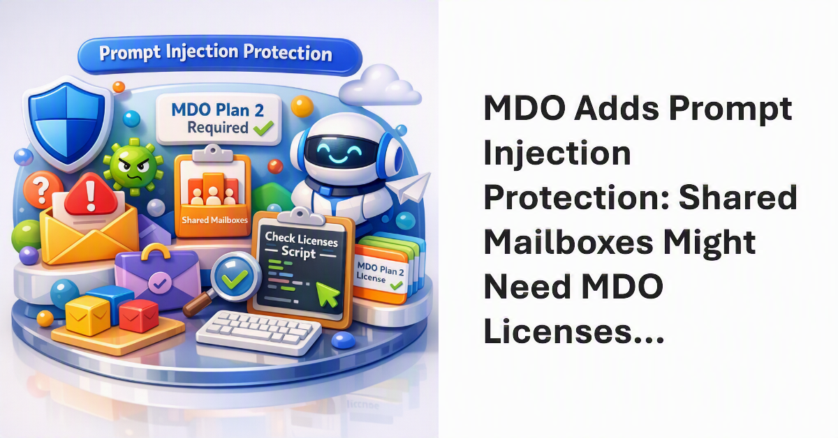 MDO Blocks Prompt Injections - Microsoft Defender for Office 365.