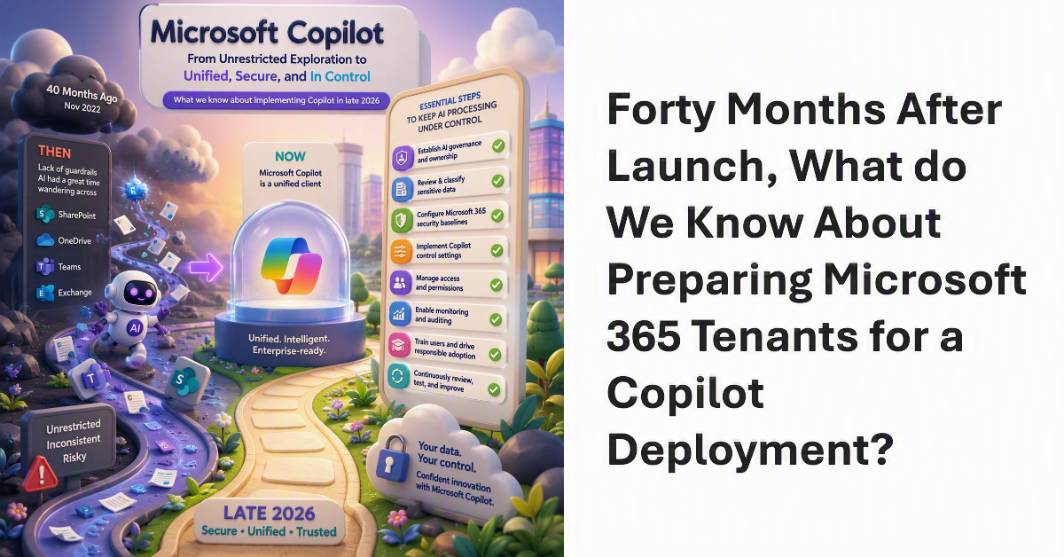 40 months after Copilot launch what are the lessons for Microsoft 365 tenants.
