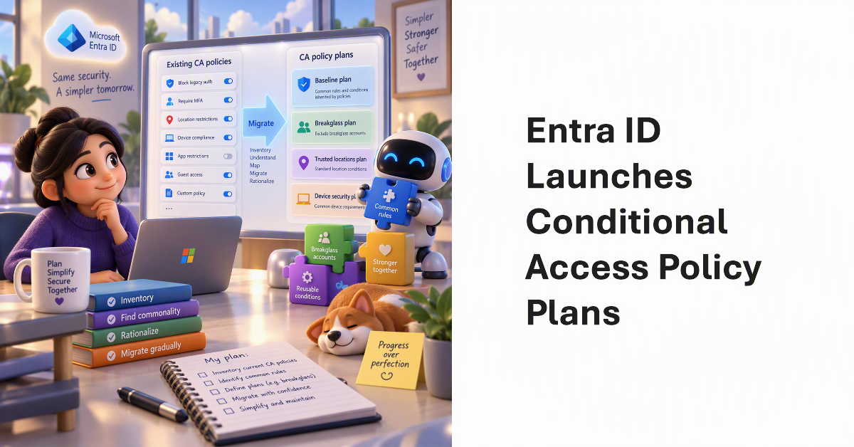 Entra Launches Conditional Access Policy Plans.