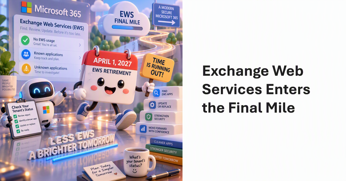 Exchange Web Services Enters the Final Mile.
